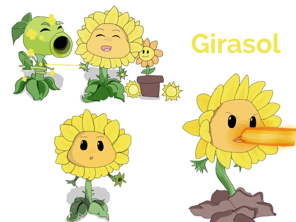 ?GIRASOL? [Dibujo+MiniComic] | Plants vs. Zombies PvZ Español Amino