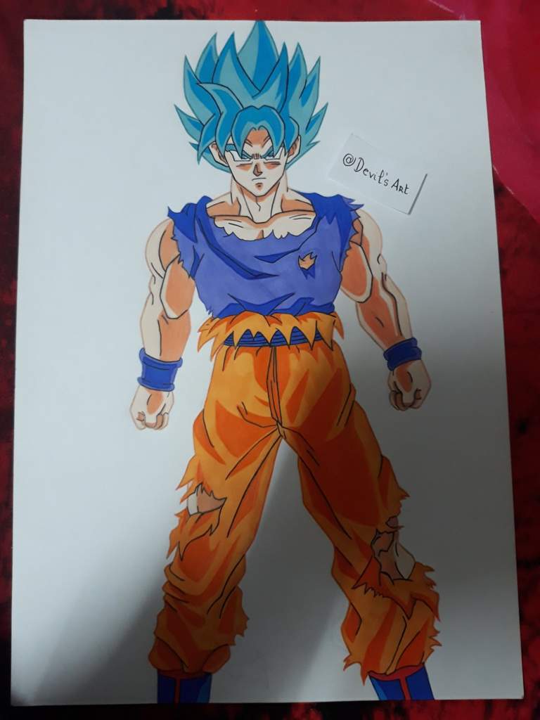 Mon dessin de Goku SSJ BLUE KAIOKEN 20 ( Episode 123) | Dragon Ball  (France) Amino