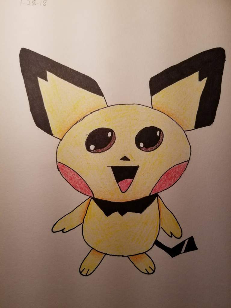 Pichu Drawing! | Retro Pokémon! Amino