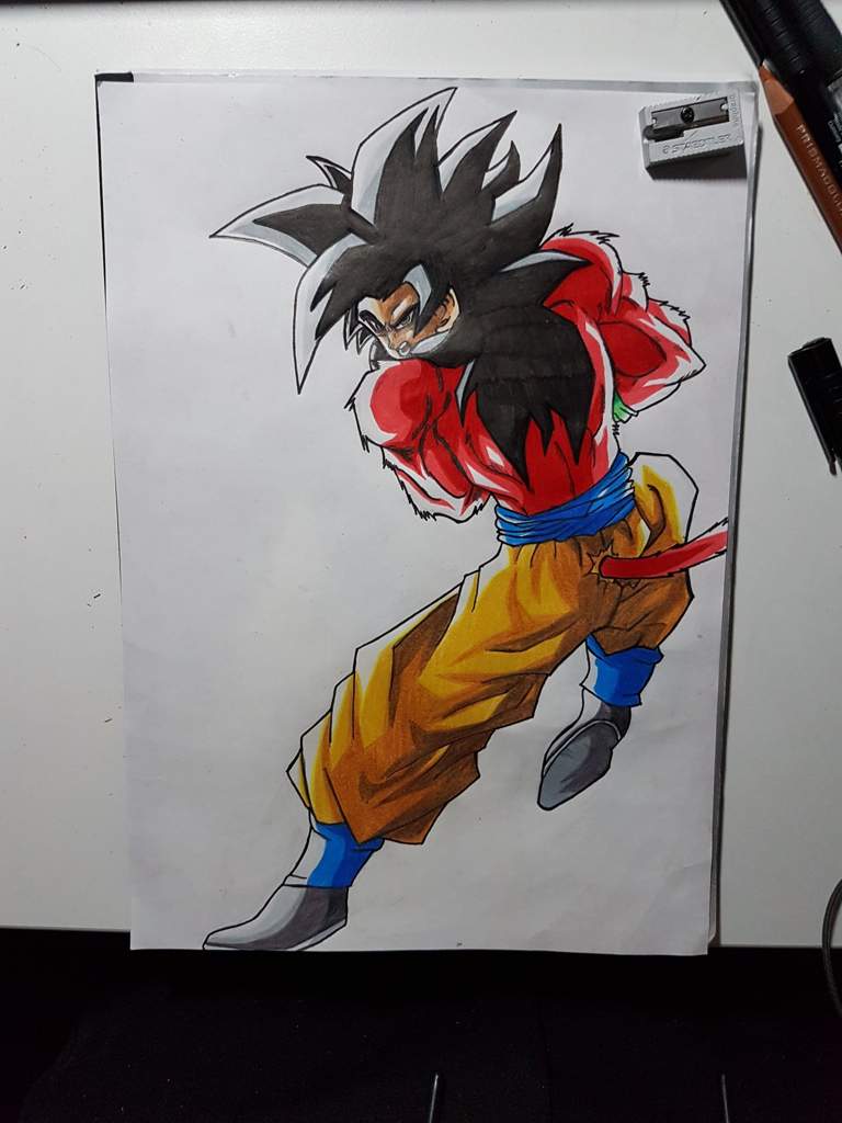 🔱§§🔱 Goku Collab ~ Super Saiyan 4 Goku Drawing 