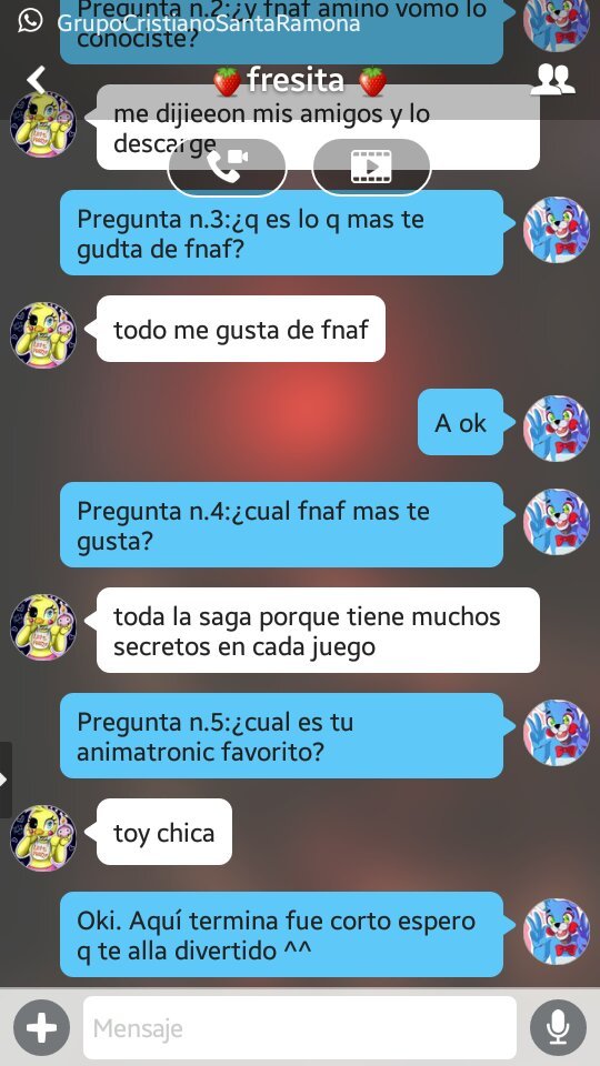 Entrevista a 🍓fresita🍓 | FNaF Amino [ Español ] Amino