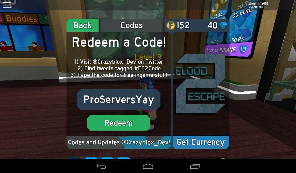 Codes In Flood Escape 2 2020