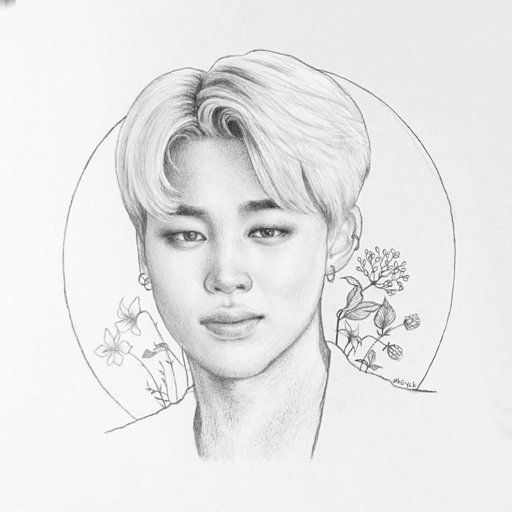 Bts jimin drawing ️ ️💕 | ARMY's Amino