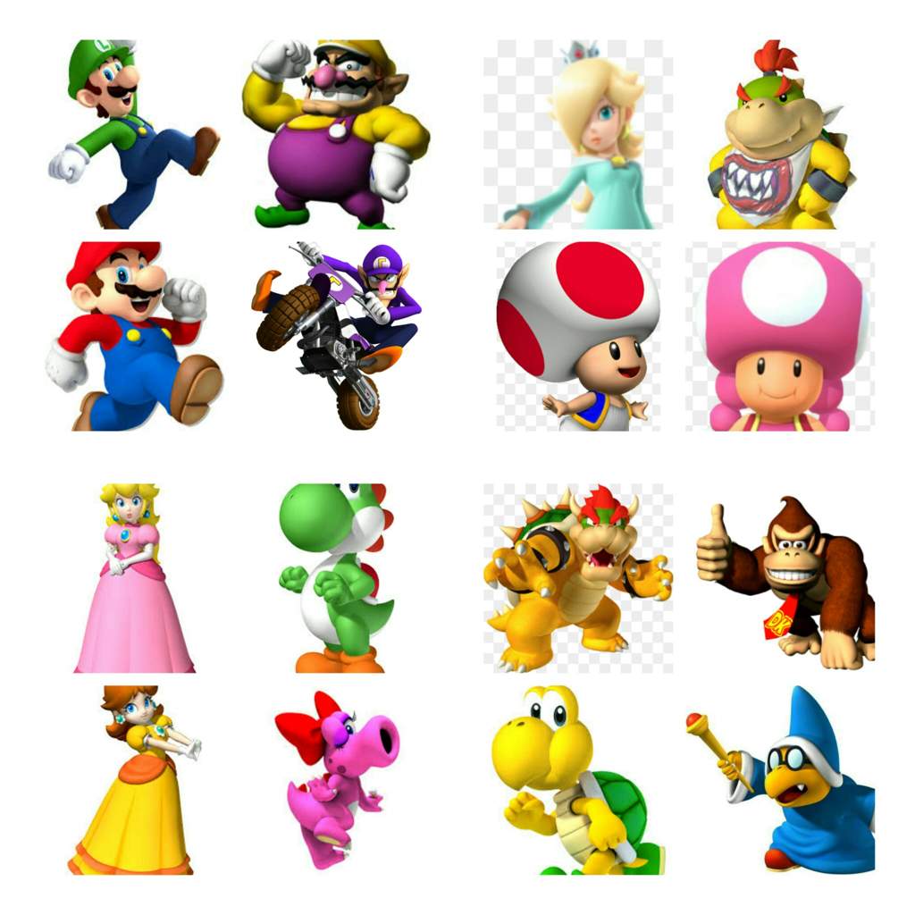 Mario Kart 7 Characters