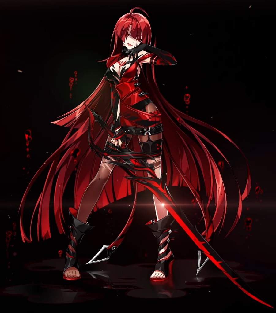 Elesis The Crimson Avenger got possessed and become the Bloody Queen ...