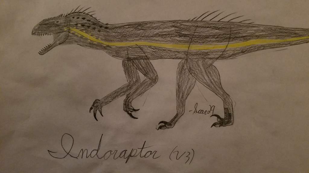 Indoraptor Drawing.