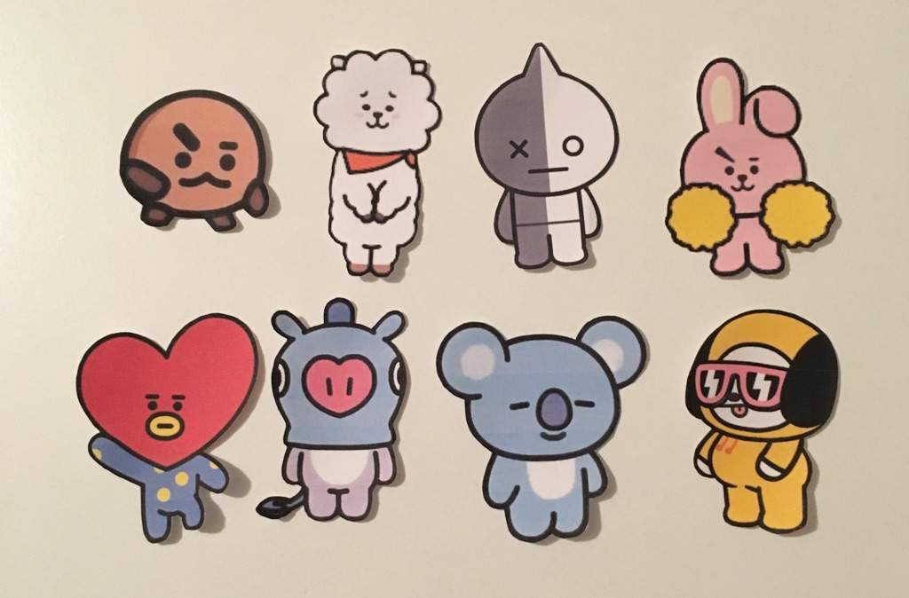 Bt21 drawing step by step