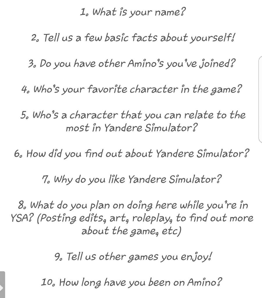 Introduction Challenge Yandere Simulator Amino