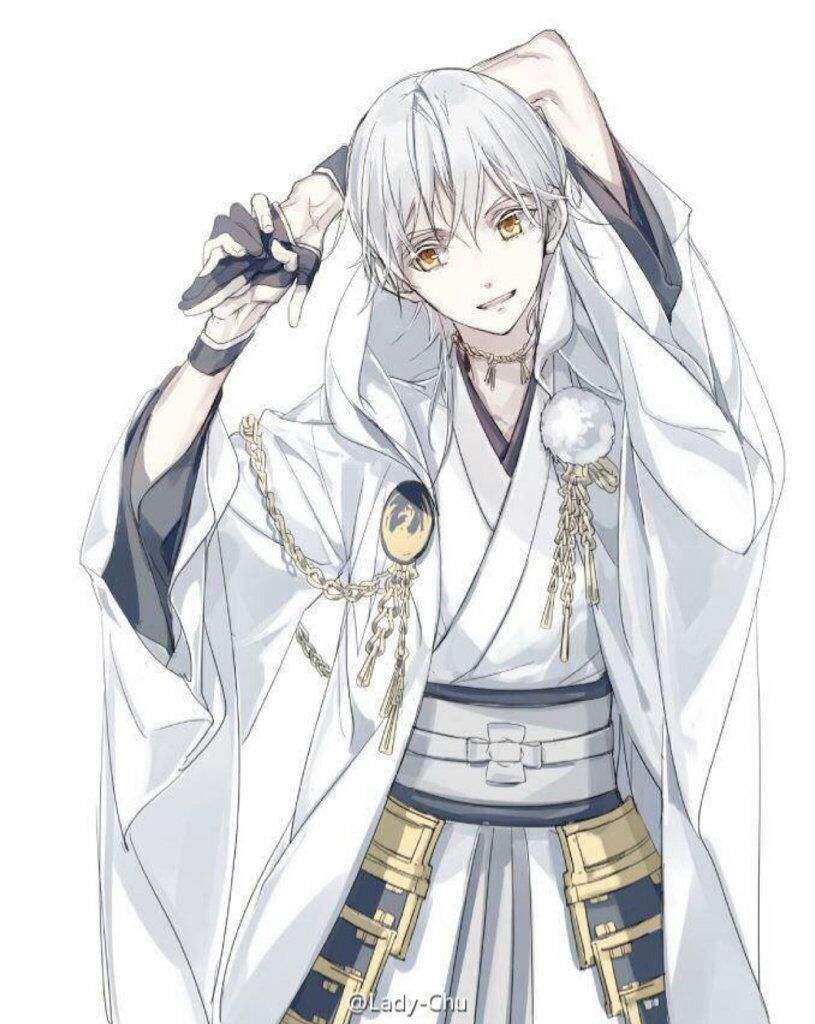 鶴丸国永 / Tsurumaru Kuninga Offcial Art by Izumi | Touken Ranbu! Amino