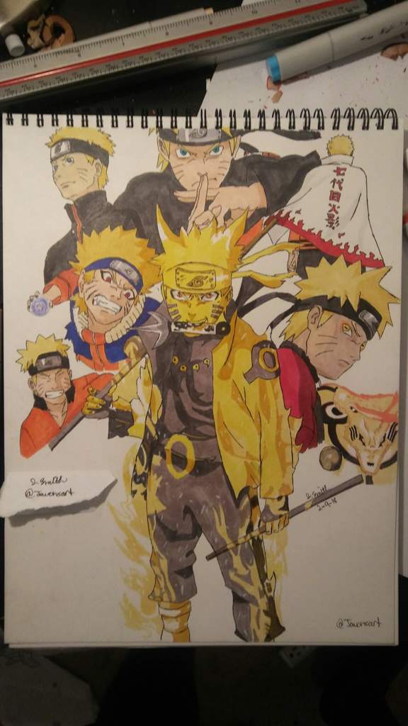 Naruto Collage Drawing | Anime Amino