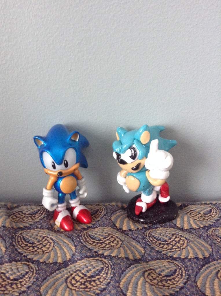 Classic Sonic Clay Statue Sonic The Hedgehog Amino