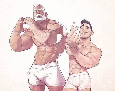 Gay Alte Cartoon Kuessen