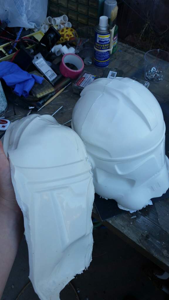 Making Cosplay Clone Helmets Star Wars Amino - how to make a clone helmet on roblox mascotcostumes