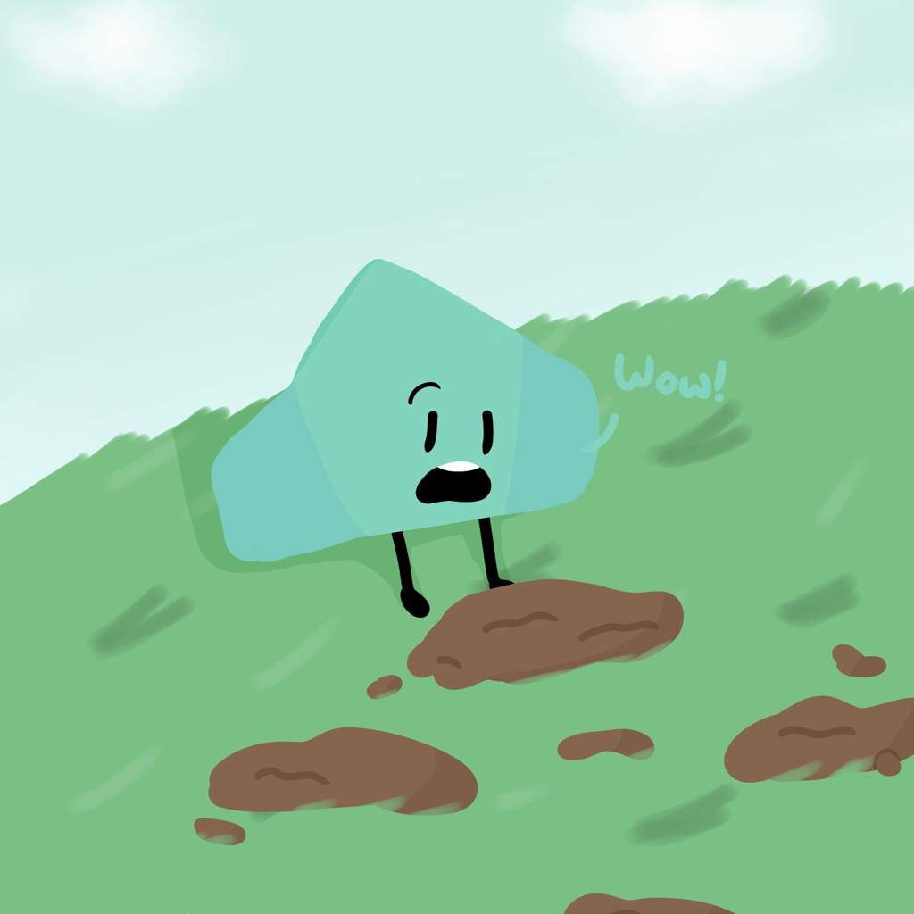 Foldy and the Dirt | BFDI💖 Amino