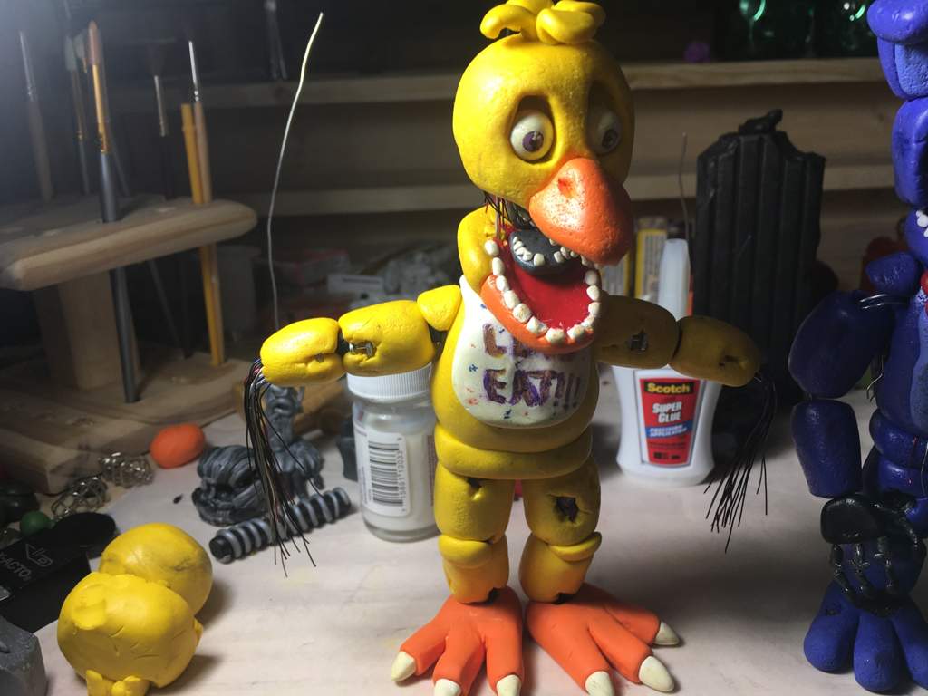 withered chica action figure