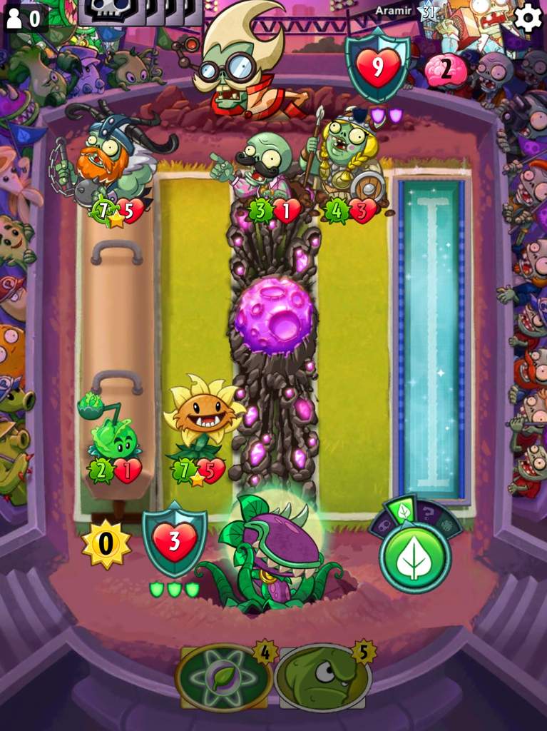 ThrowbackDeckChallenge Magnifying Grass OTK Plants vs Zombies Heroes