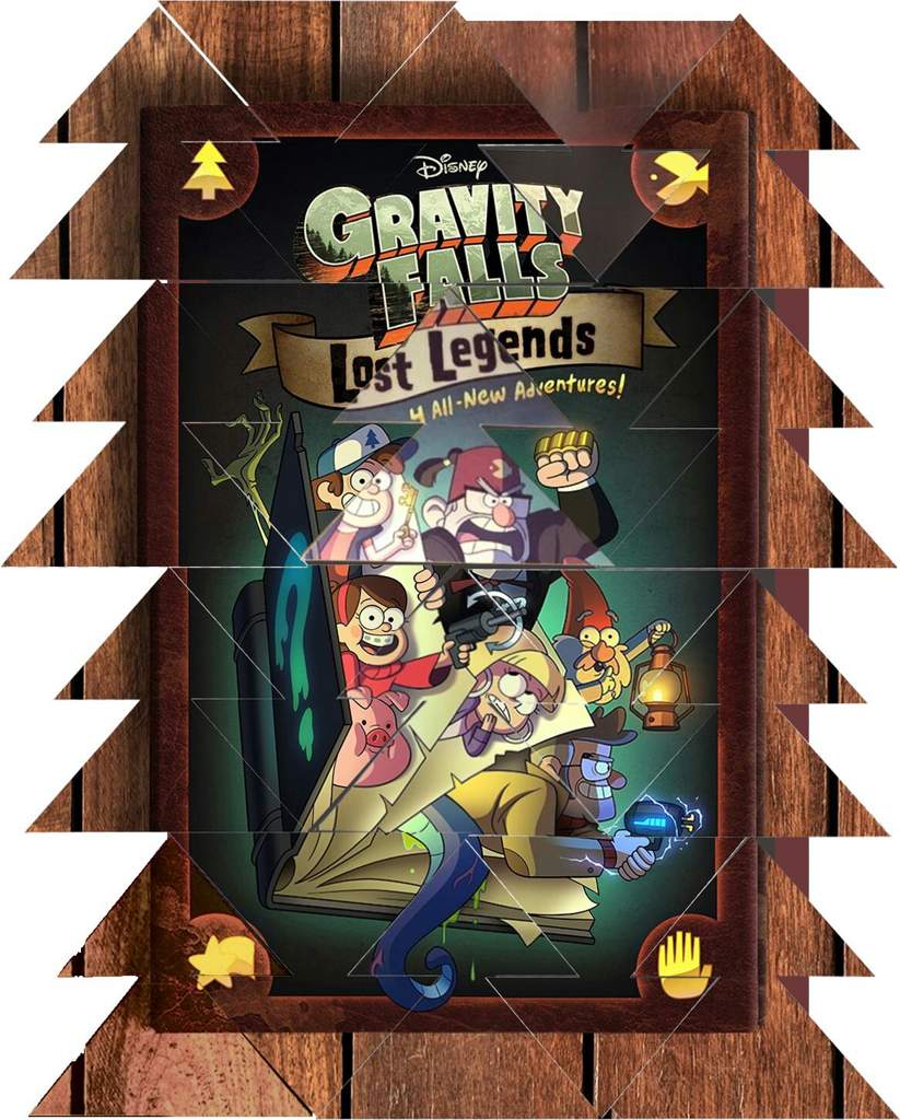 Graphic novel cover  and name reveal puzzle Gravity  Falls  