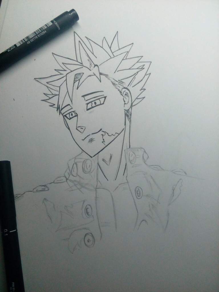 Ban From Seven Deadly Sins Drawing Process 