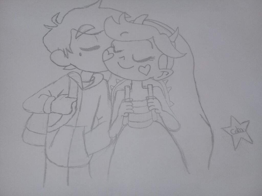 dibujo de star y marco | Star vs. Las Fuerzas Del Mal Amino