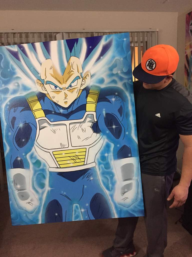 majin vegeta painting