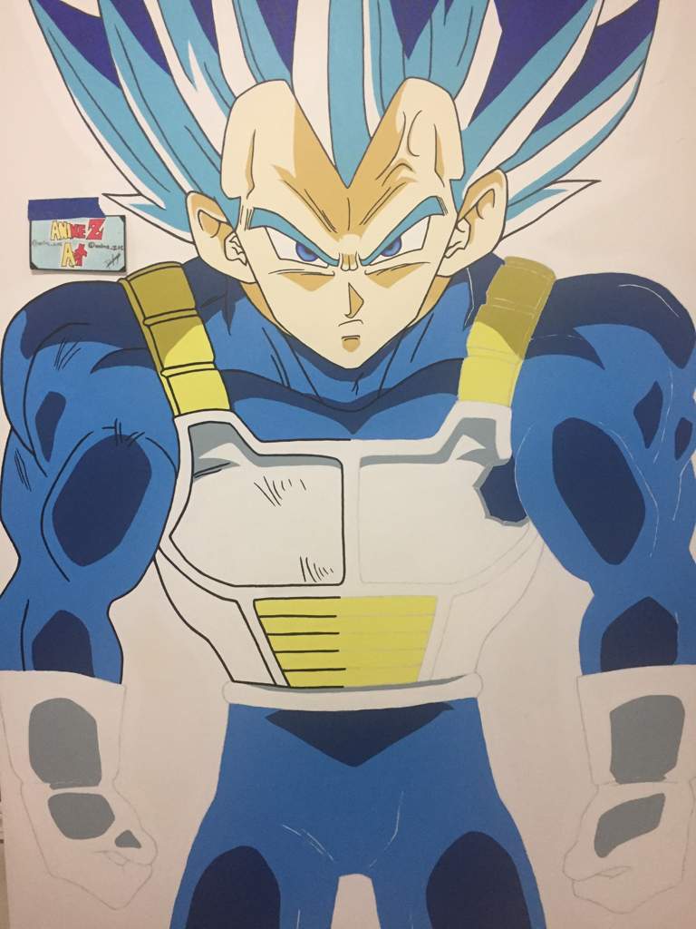 majin vegeta painting