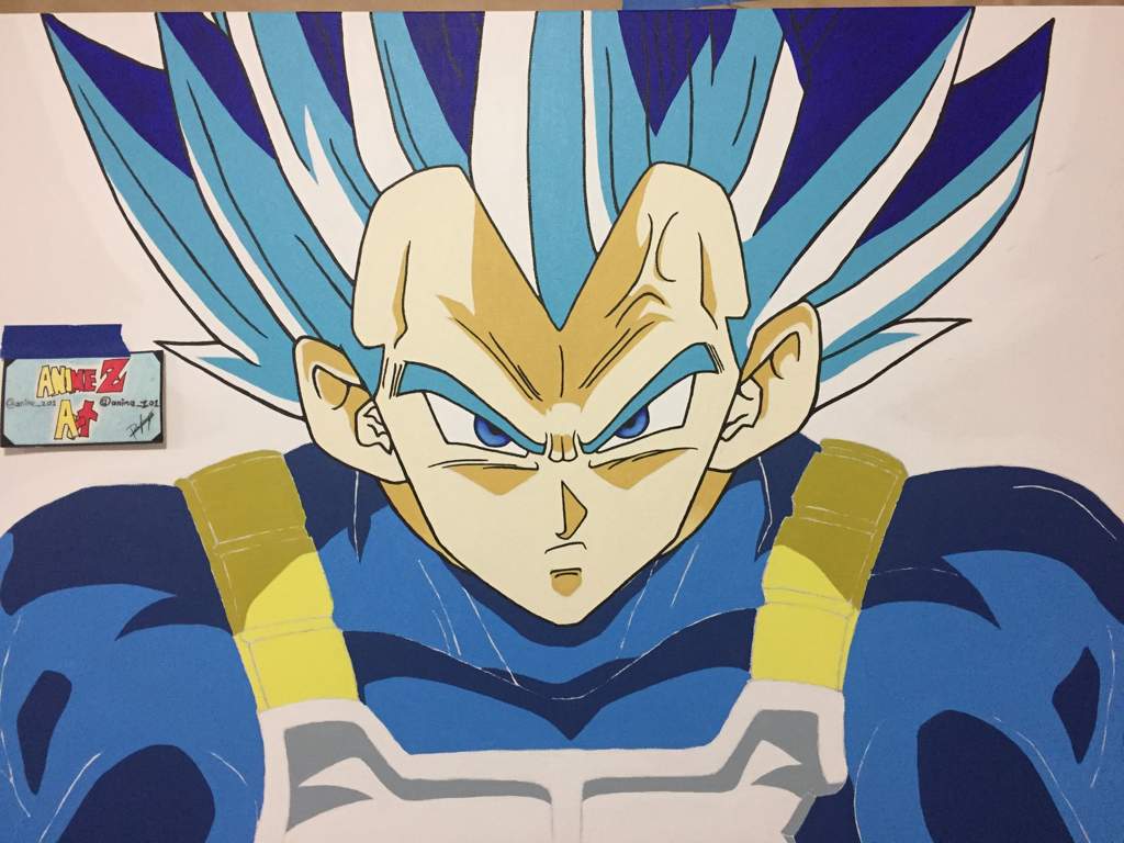 majin vegeta painting