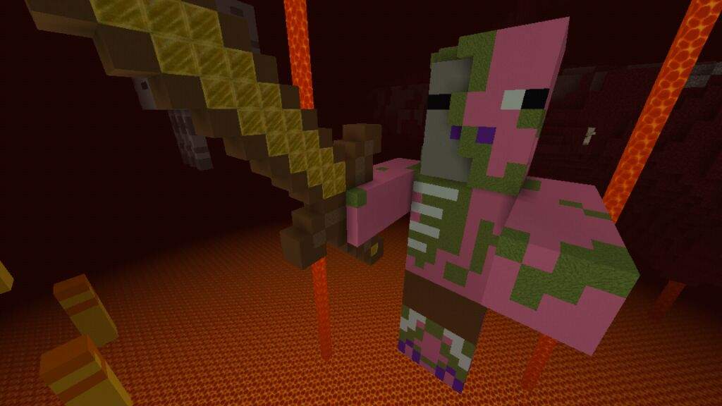 Zombie Pigman Statue In The Nether Minecraft Amino