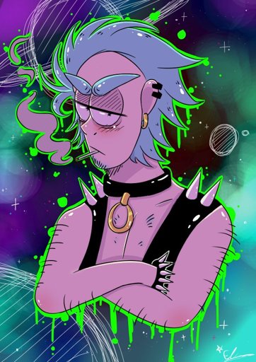 A punk in space! | Rick And Morty Amino