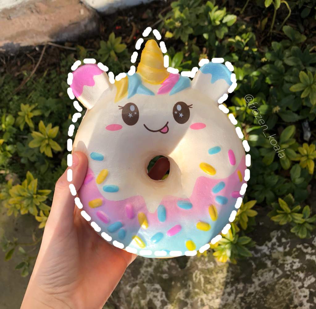unicorn squishy donut