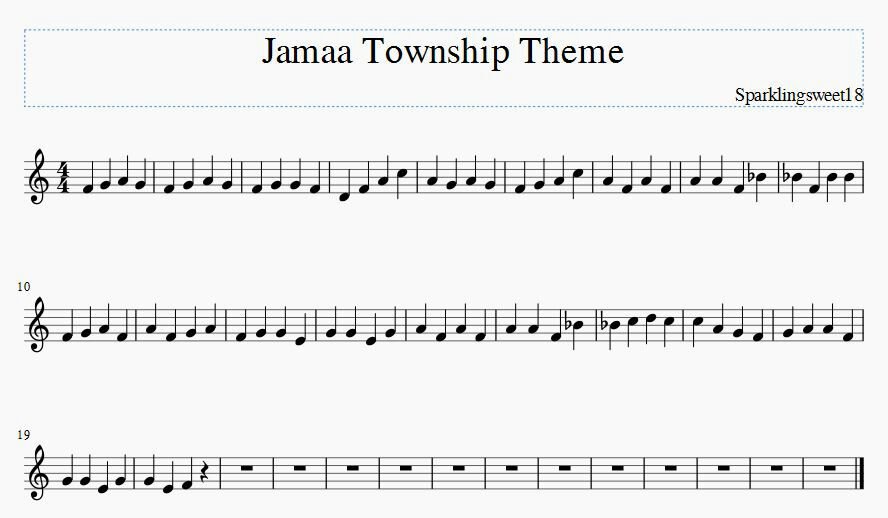 Jamaa Township Theme on Piano | AJ Amino Amino