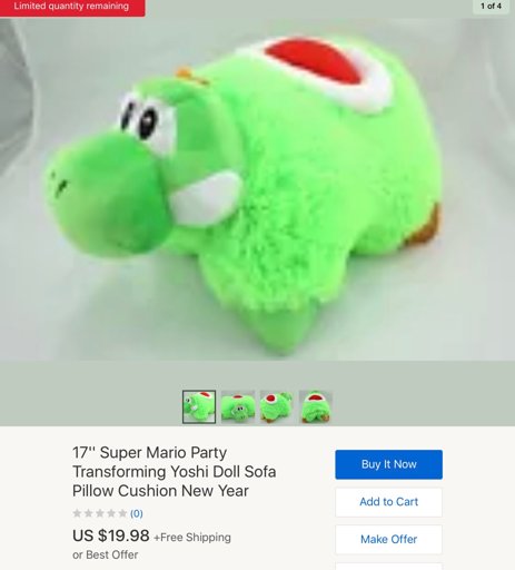 yoshi pillow pet