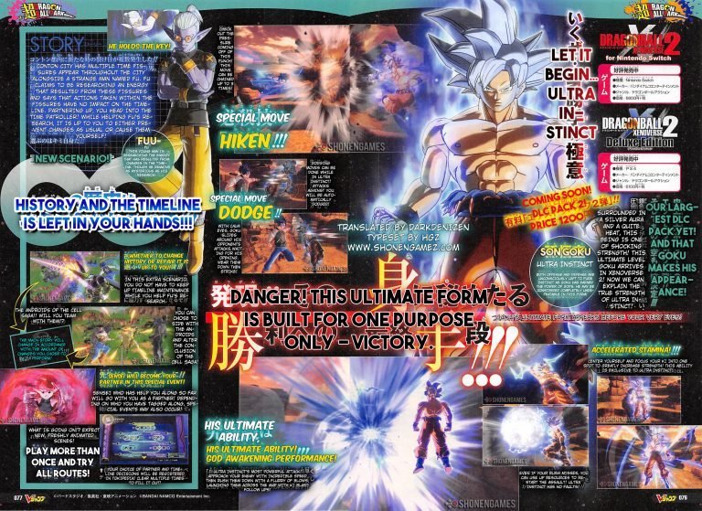Xenoverse 2s Mastered Ultra Instinct Goku Breakdown