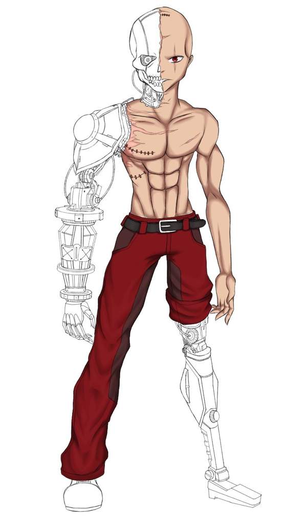 The Redesign Of Rano The Cyborg Guy Anime Art Amino