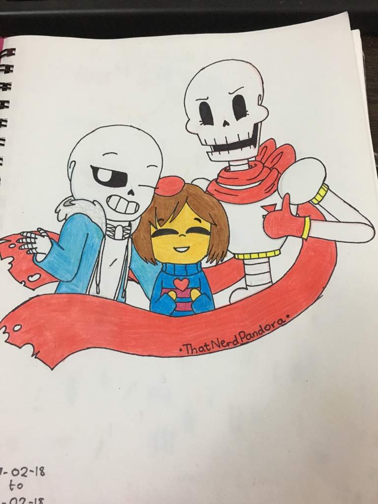 Underbend Sans Papyrus And Frisk Undertale Aus Amino