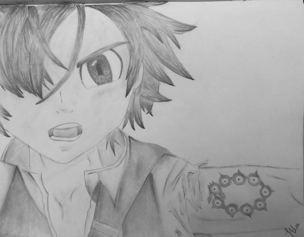 #ChallegeArtistaNNT dibujo de Meliodas | Nanatsu No Taizai Amino™ Amino