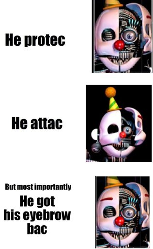 The Original Ennard Eyebrow Meme (made by me) | Five Nights At Freddy's ...