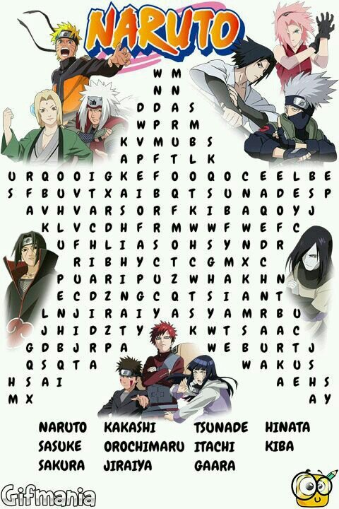 which naruto character are you comment the first word u see naruto amino