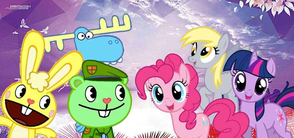 happy tree friends and my little pony