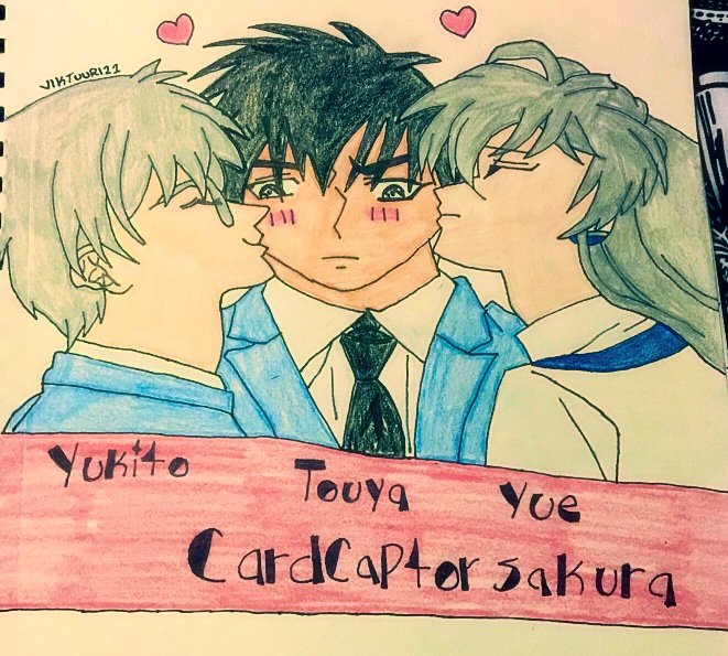 yukito touya yue drawing cardcaptor sakura amino yukito touya yue drawing cardcaptor