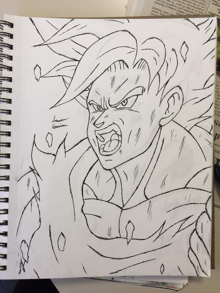 Goku Ultra Instinct Outline