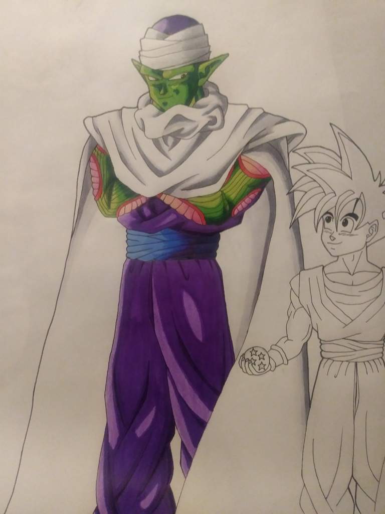 Drawing Gohan and Piccolo !!! | DragonBallZ Amino