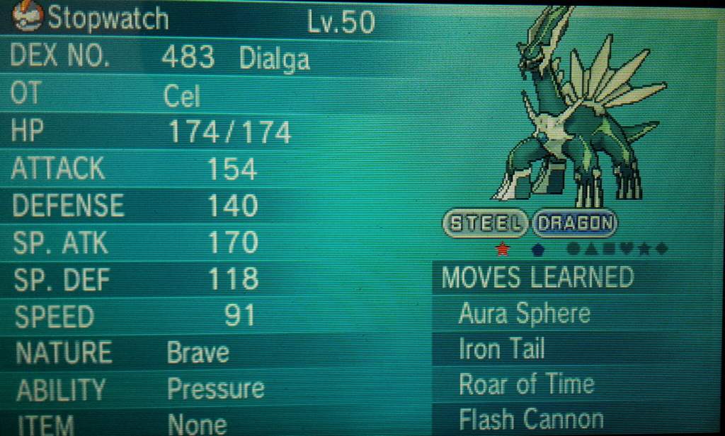 Full Odds Week Shiny Dialga Pokémon Amino