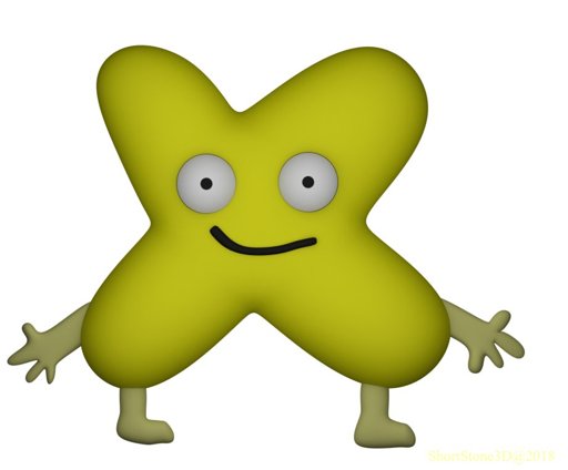 X 3D model. | BFDI💖 Amino