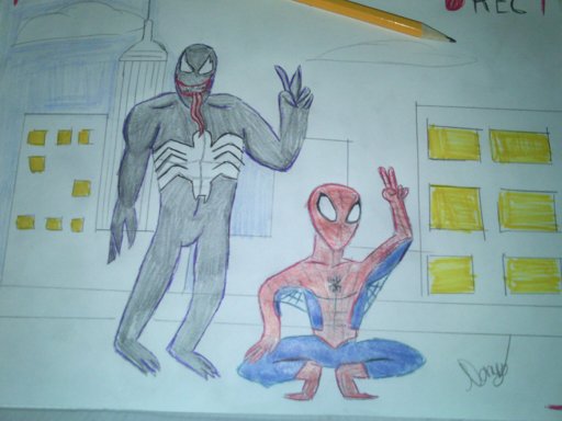 Spiderman y venom dibujo | •Cómics• Amino