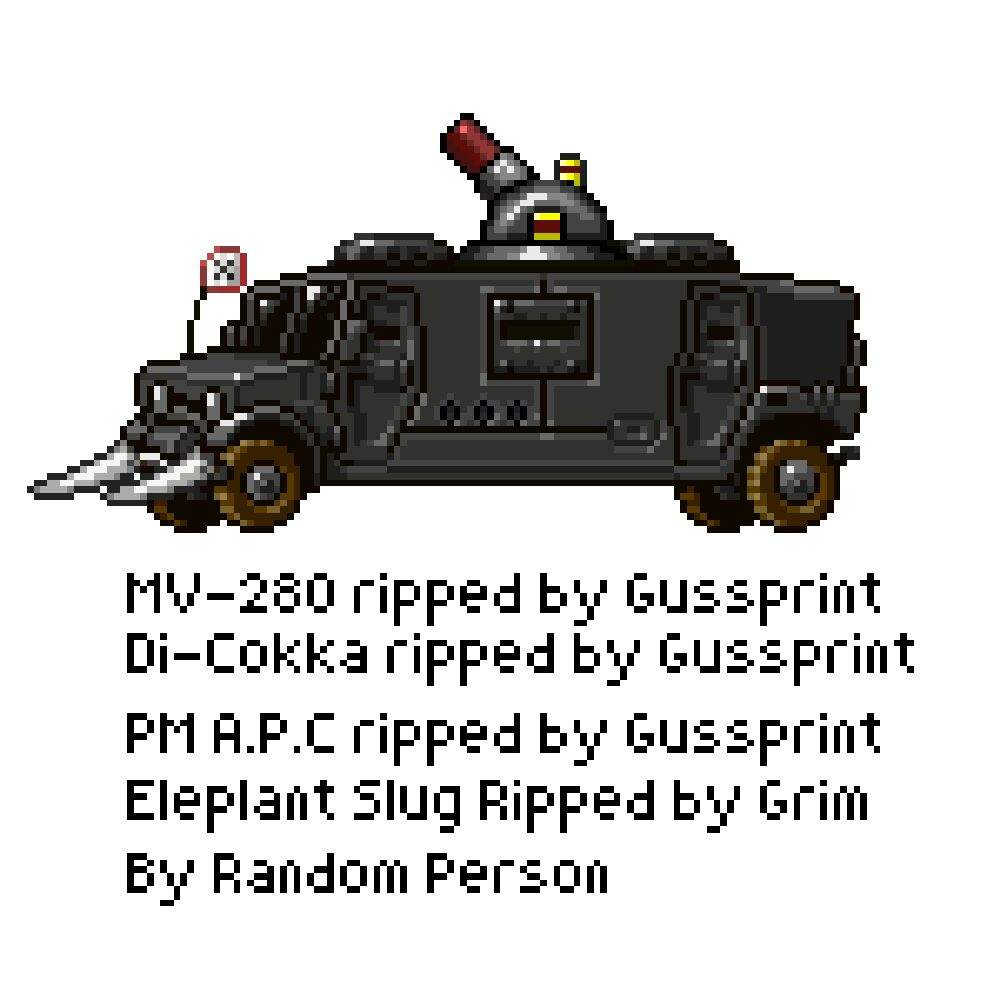 metal slug vehicle sprites