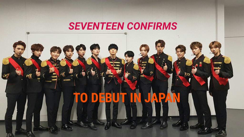Seventeen japanese debut date