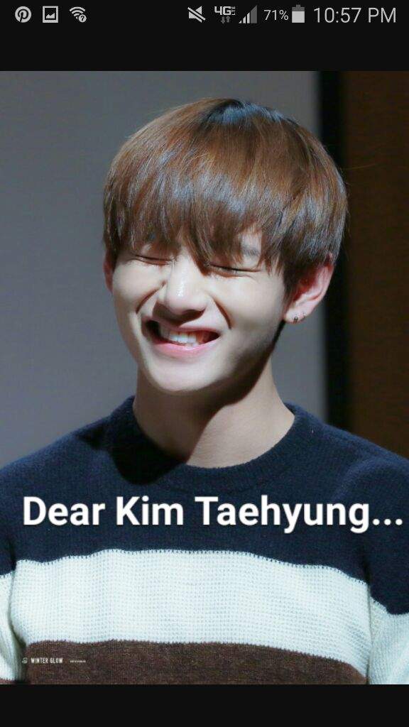 Letter To Kim Taehyung | K-Pop Amino