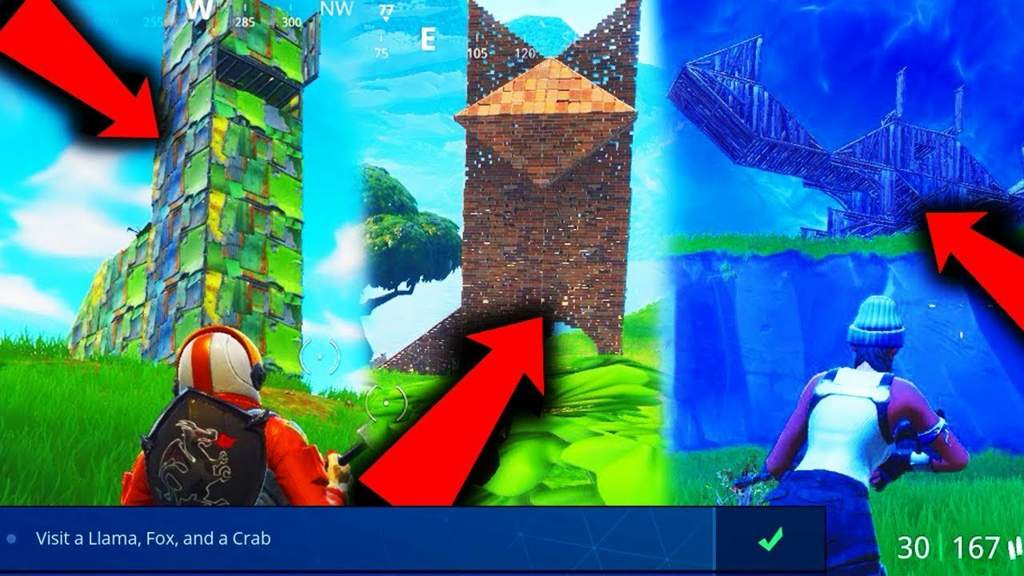 how many of you guys beat find the llama fox and crab statue building quest - fortnite llama statue