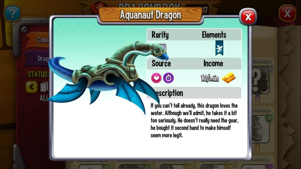 how to breed aquamarine dragon in dragon city