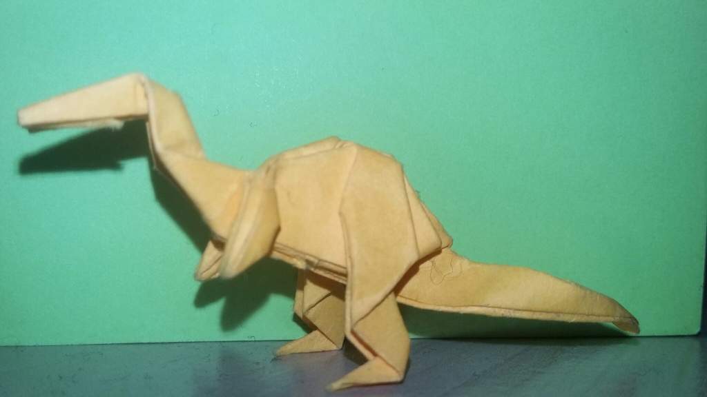 Origami Baryonyx Made With Post It Note Pad Paper Hope